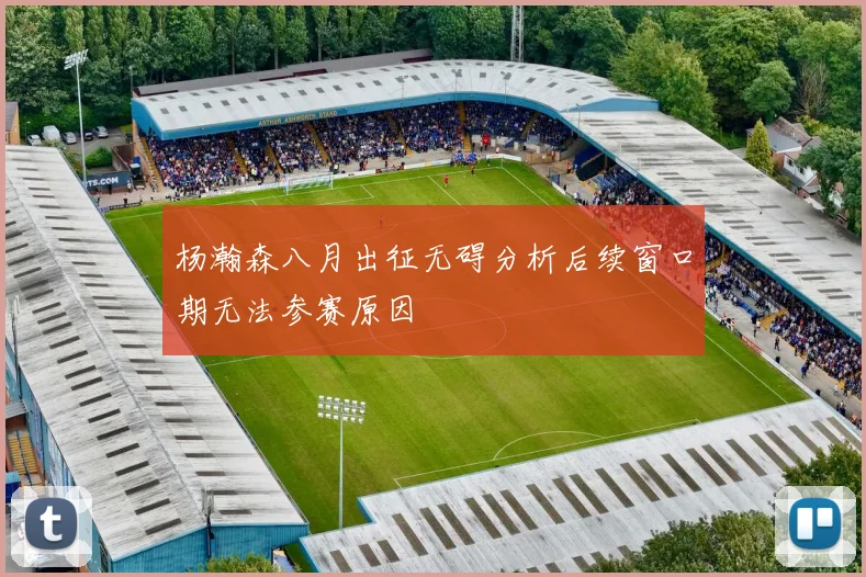 杨瀚森八月出征无碍分析后续窗口期无法参赛原因